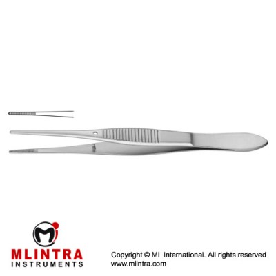 Graefe Eye Dressing Forcep Stainless Steel, 10 cm - 4" 